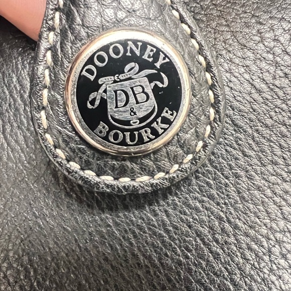 Pristine Condition Dooney and Bourke Pebble Grain Leather Black Backpack - Picture 13 of 13